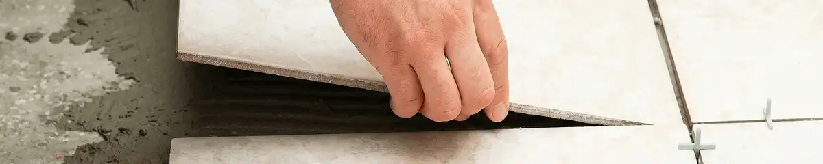 Professional installing ceramic tile floors in Portland, OR